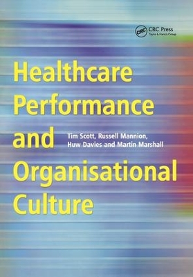 Healthcare Performance and Organisational Culture book