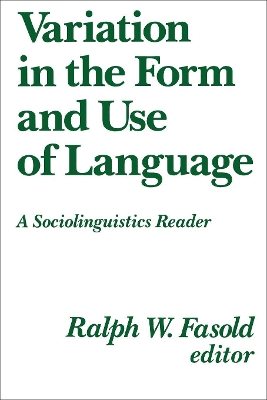 Variation in the Form and Use of Language book