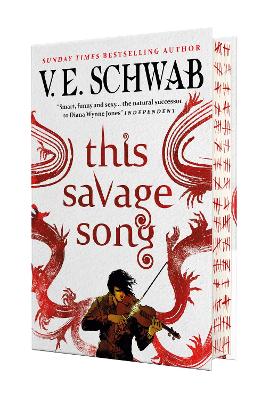 This Savage Song collectors hardback book