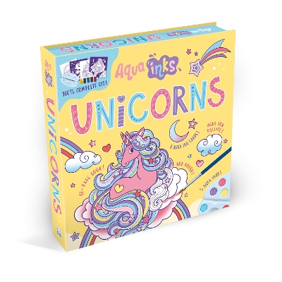 Aqua Inks Unicorns book