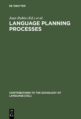 Language Planning Processes book