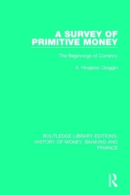 Survey of Primitive Money book