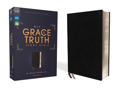 NIV, The Grace and Truth Study Bible (Trustworthy and Practical Insights), European Bonded Leather, Black, Red Letter, Comfort Print book