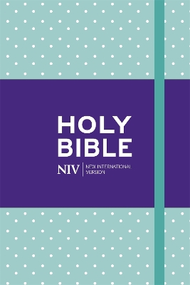 NIV Pocket Mint Polka-Dot Notebook Bible book