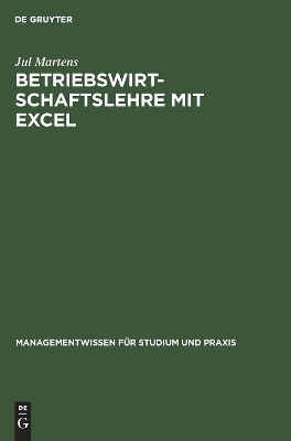 Betriebswirtschaftslehre mit Excel book