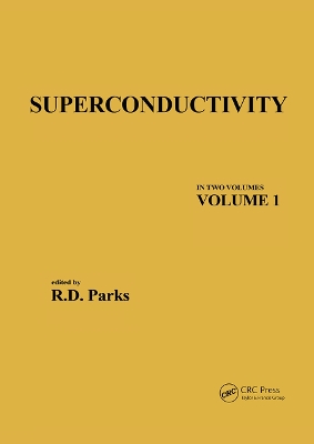 Superconductivity: In Two Volumes: Volume 1 book