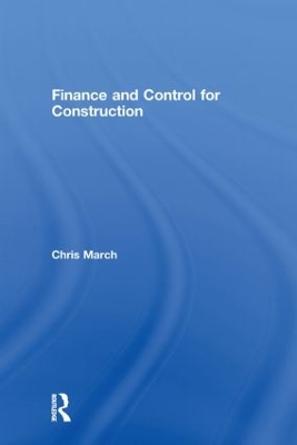 Finance and Control for Construction book