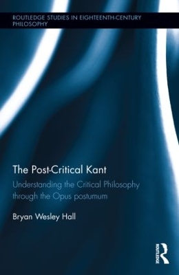 Post-Critical Kant book