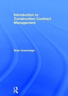 Introduction to Construction Contract Management book