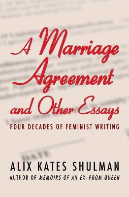 Marriage Agreement and Other Essays book