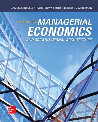 Managerial Economics & Organizational Architecture book