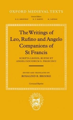 Scripta Leonis, Rufini et Angeli Sociorum S. Francisci book