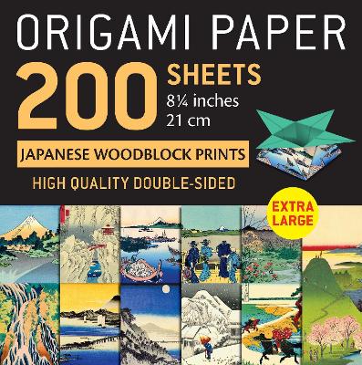 Origami Paper 200 sheets Japanese Woodblock Prints 8 1/4