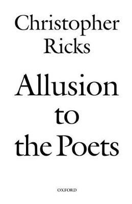 Allusion to the Poets book