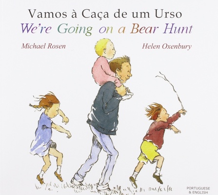 We're Going on a Bear Hunt in Portuguese and English book