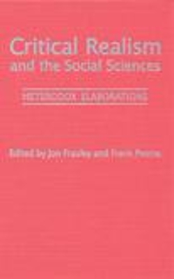 Critical Realism and the Social Sciences book