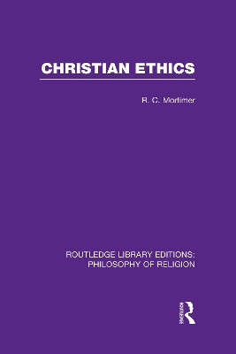 Christian Ethics book