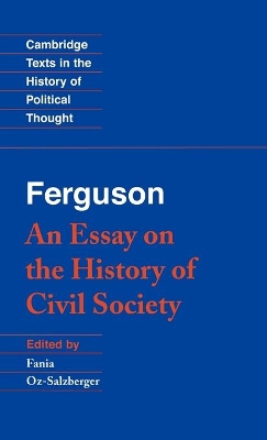 Ferguson: An Essay on the History of Civil Society book