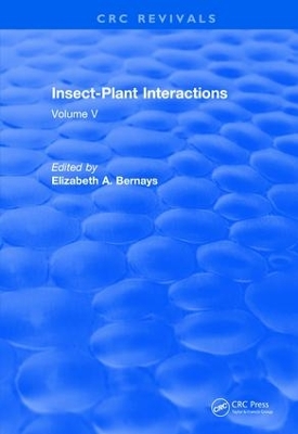 Insect-Plant Interactions (1993) by Elizabeth A. Bernays