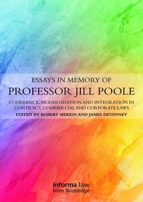 Essays in Memory of Professor Jill Poole book