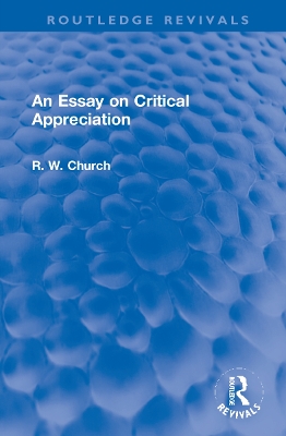 An Essay on Critical Appreciation book