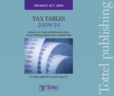 Tax Tables Finance Act 2009 book