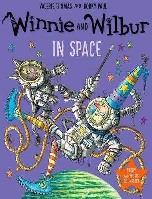 Winnie and Wilbur in Space with audio CD book