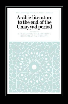 Arabic Literature to the End of the Umayyad Period book