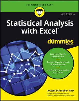 Statistical Analysis with Excel For Dummies by Joseph Schmuller