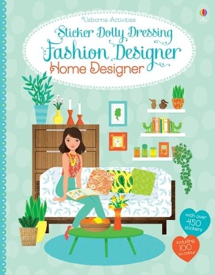 Sticker Dolly Dressing Fashion Designer Home Designer book