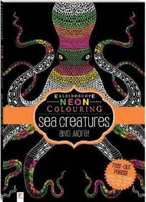 Kaleidoscope Neon Colouring: Sea Creatures and More book