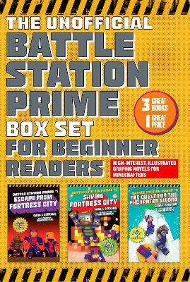 The Unofficial Battle Station Prime Box Set for Reluctant Readers: High-Interest, Illustrated Graphic Novels for Minecrafters book