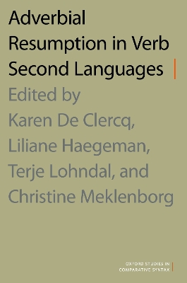 Adverbial Resumption in Verb Second Languages by Karen De Clercq