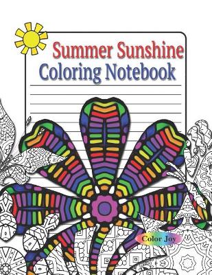 Summer Sunshine Coloring Notebook book