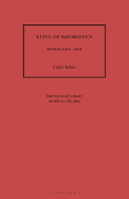 State of Emergency: Nyasaland, 1959 book