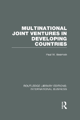 Multinational Joint Ventures in Developing Countries book