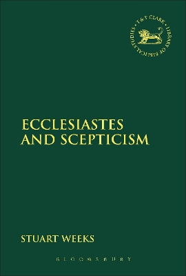 Ecclesiastes and Scepticism book