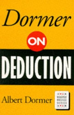 Dormer on Deduction by Albert Dormer