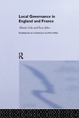 Local Governance in England and France book