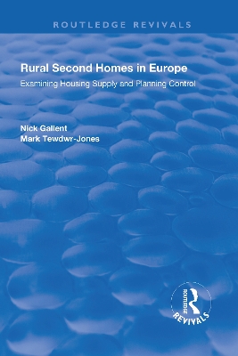 Rural Second Homes in Europe book