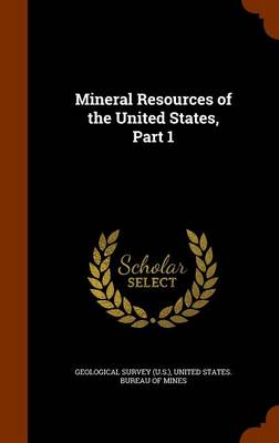 Mineral Resources of the United States, Part 1 by Geological Survey (U S )