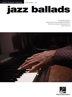 Jazz Piano Solos Volume 10 book
