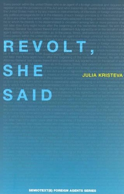 Revolt, She Said book