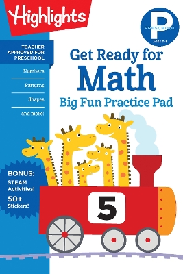 Preschool Get Ready for Math Big Fun Practice Pad book