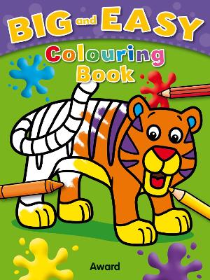 Big and Easy Coloring Book - Tiger book