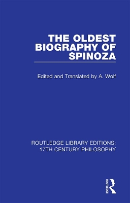 The Oldest Biography of Spinoza book