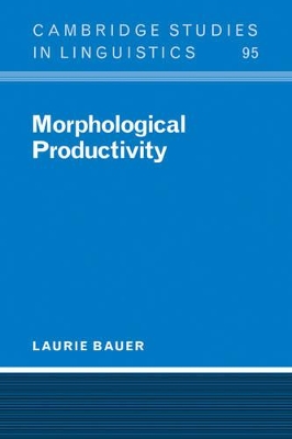 Morphological Productivity by Laurie Bauer