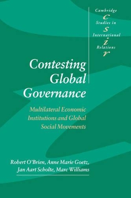 Contesting Global Governance book