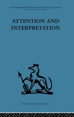 Attention and Interpretation book