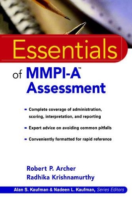 Essentials of MMPI-A Assessment book